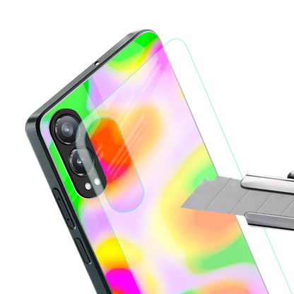 Bold Spectrum stylish phone case for oneplus nord ce 4 lite | glossy glass and slim fit