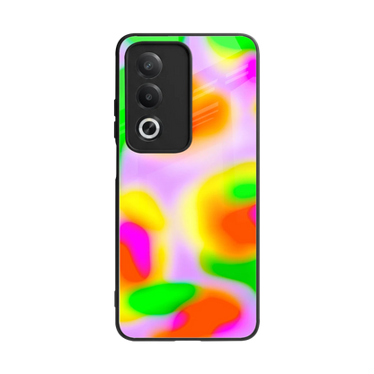 Bold Spectrum back phone cover | glass case for oppo a3 pro