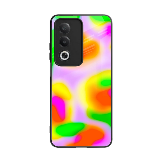 Bold Spectrum back phone cover | glass case for oppo a3 pro