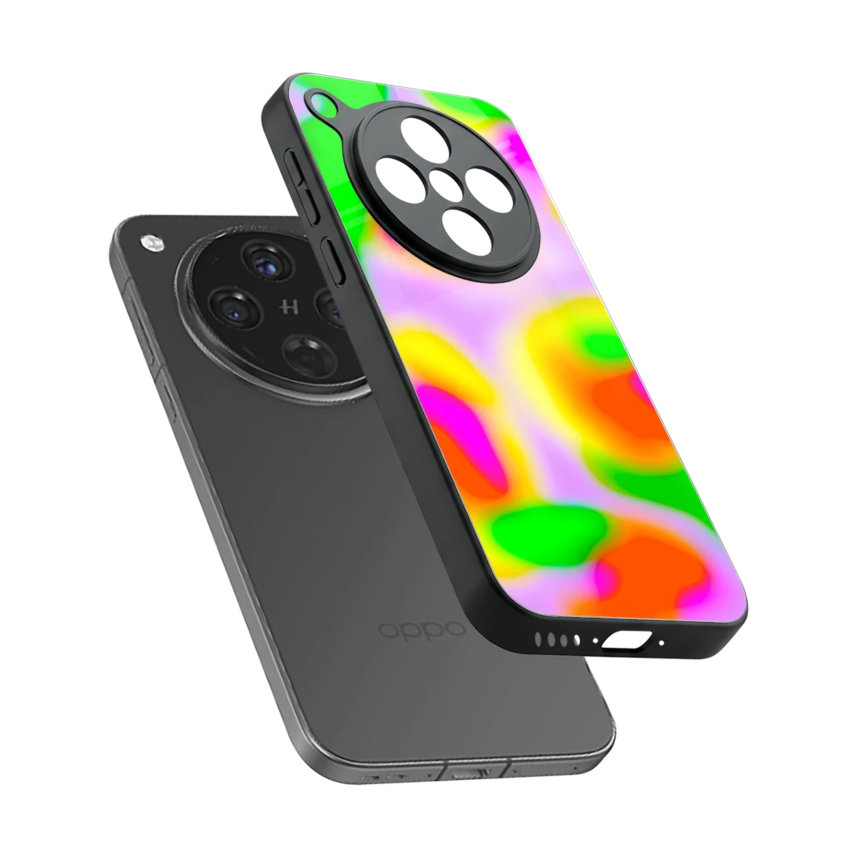 Bold Spectrum sleek oppo find x8 cover with tempered glass back and TPU edges
