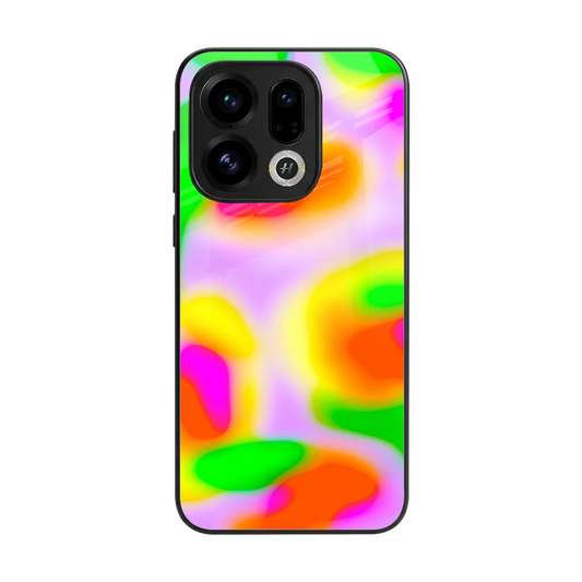 Bold Spectrum back phone cover | glass case for oppo find x9