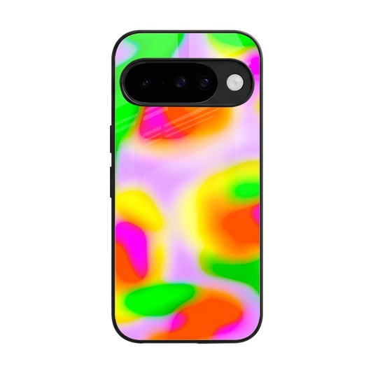 Bold Spectrum back phone cover | glass case for google pixel 10
