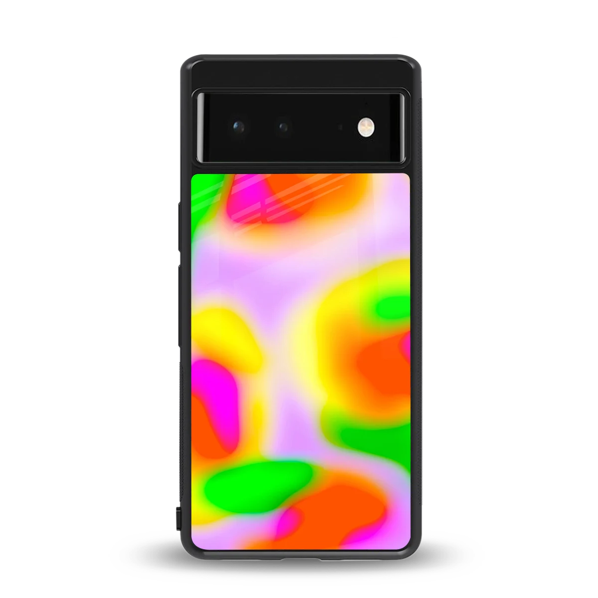 Bold Spectrum back phone cover | glass case for google pixel 6a