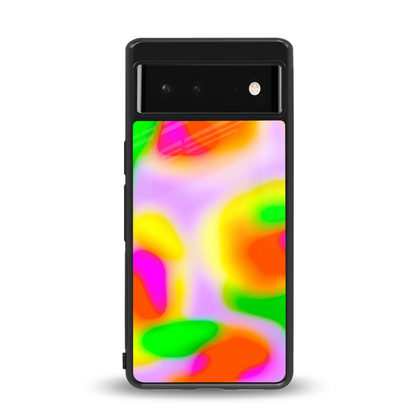 Bold Spectrum back phone cover | glass case for google pixel 6a
