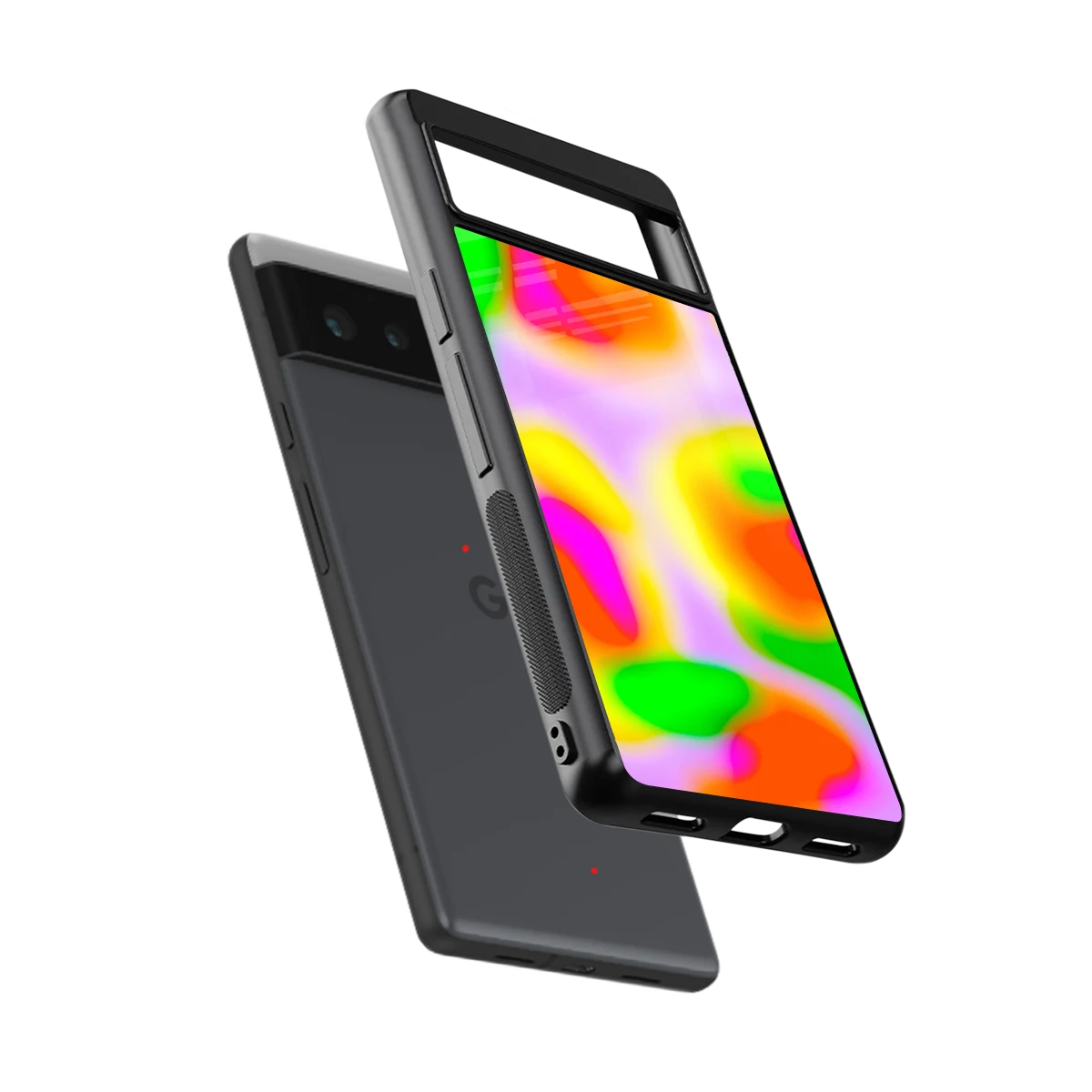 Bold Spectrum sleek google pixel 6a cover with tempered glass back and TPU edges