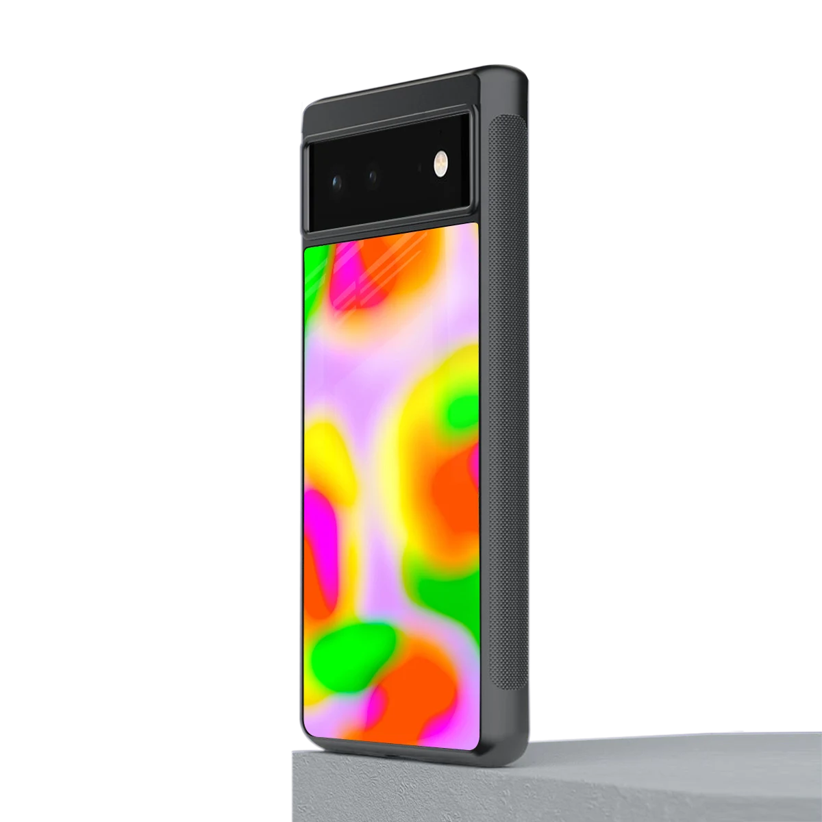 Bold Spectrum stylish phone case for google pixel 6a | glossy glass and slim fit