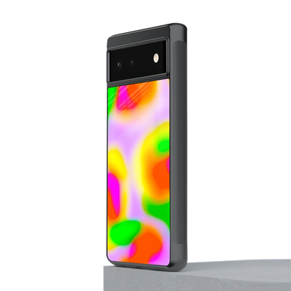 Bold Spectrum stylish phone case for google pixel 6a | glossy glass and slim fit