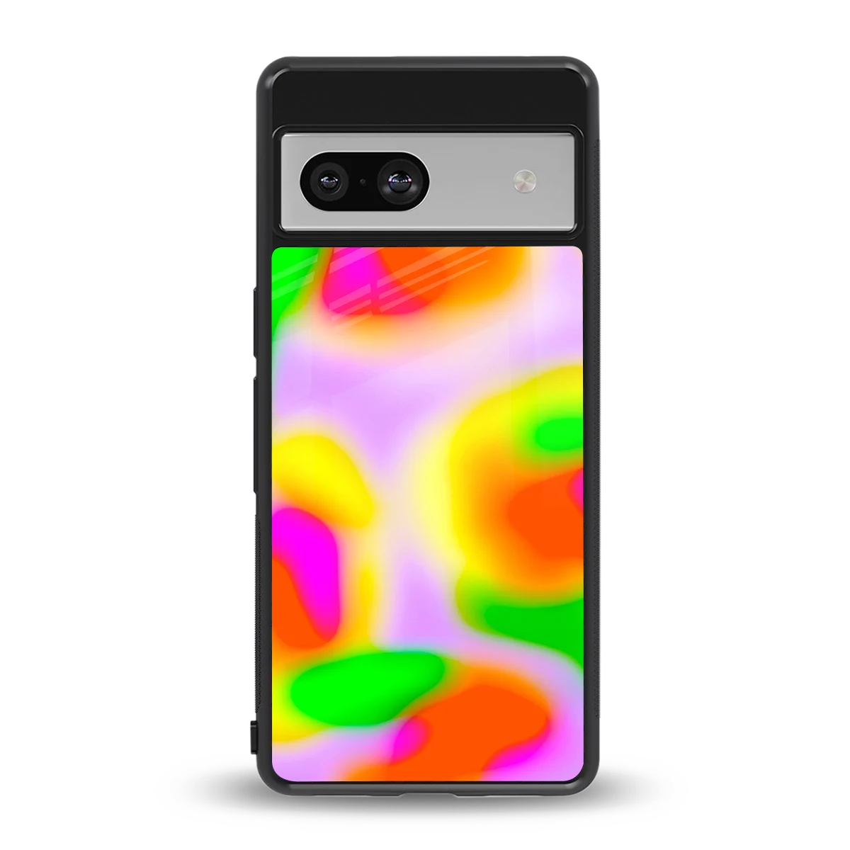 Bold Spectrum back phone cover | glass case for google pixel 7a