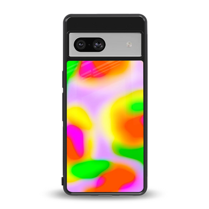 Bold Spectrum back phone cover | glass case for google pixel 7a