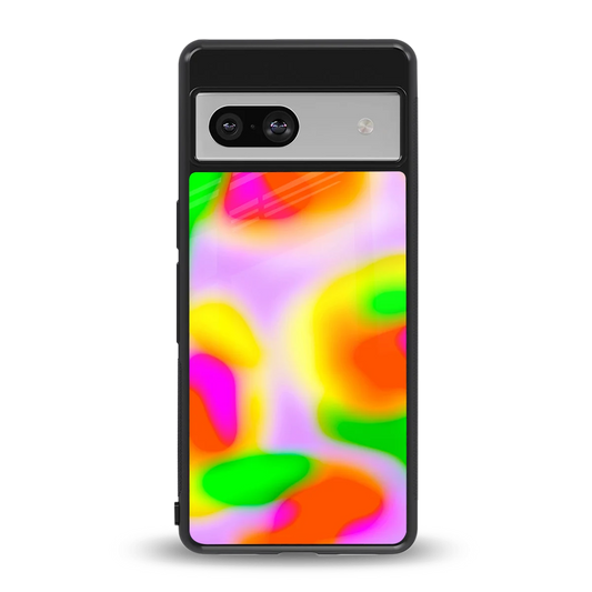 Bold Spectrum back phone cover | glass case for google pixel 7a