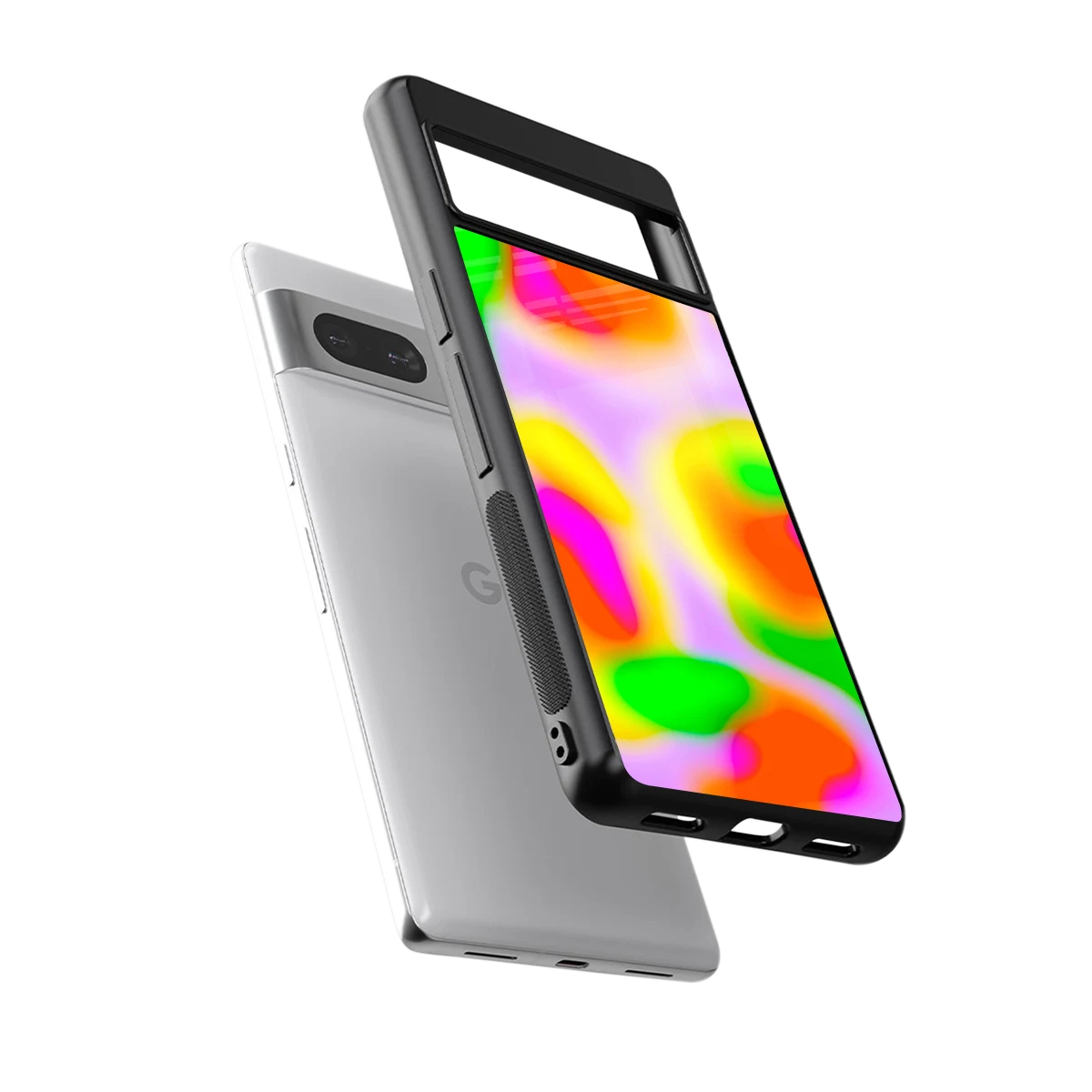 Bold Spectrum sleek google pixel 7a cover with tempered glass back and TPU edges