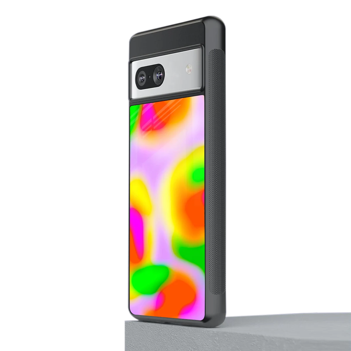 Bold Spectrum stylish phone case for google pixel 7a | glossy glass and slim fit