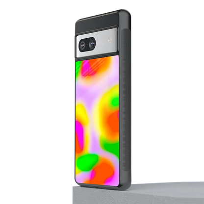 Bold Spectrum stylish phone case for google pixel 7a | glossy glass and slim fit