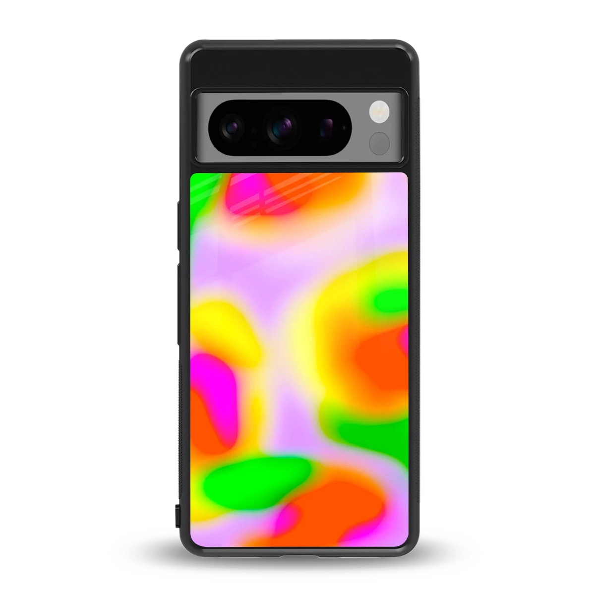 Bold Spectrum back phone cover | glass case for google pixel 8 pro