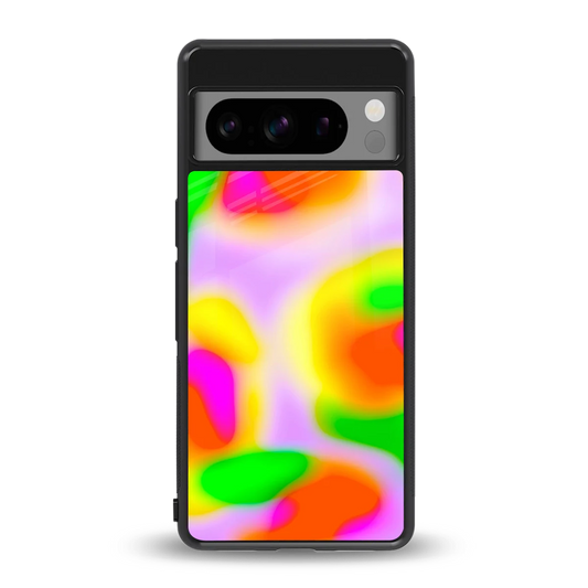 Bold Spectrum back phone cover | glass case for google pixel 8 pro