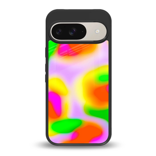 Bold Spectrum back phone cover | glass case for google pixel 9