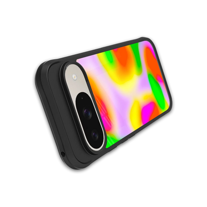 Bold Spectrum stylish phone case for google pixel 9 | glossy glass and slim fit