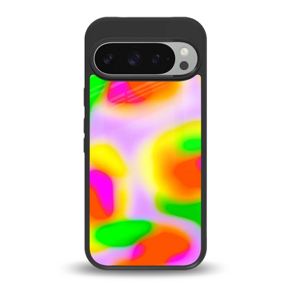 Bold Spectrum back phone cover | glass case for google pixel 9 pro