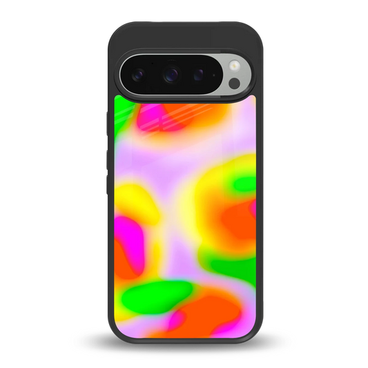 Bold Spectrum back phone cover | glass case for google pixel 9 pro