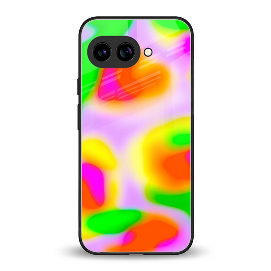 Bold Spectrum back phone cover | glass case for google pixel 9a