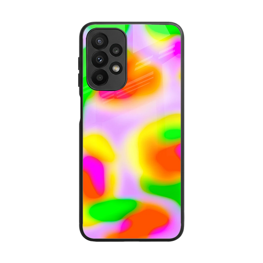 Bold Spectrum back phone cover | glass case for samsung galaxy a23