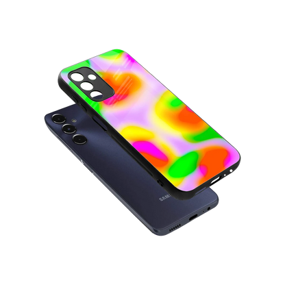 Bold Spectrum sleek samsung galaxy m14 5g cover with tempered glass back and TPU edges