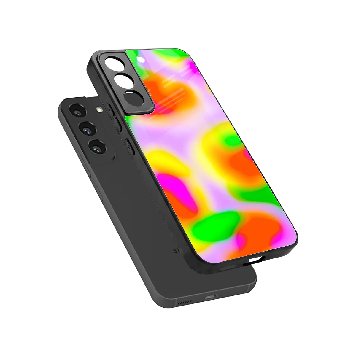 Bold Spectrum sleek samsung galaxy s22 cover with tempered glass back and TPU edges