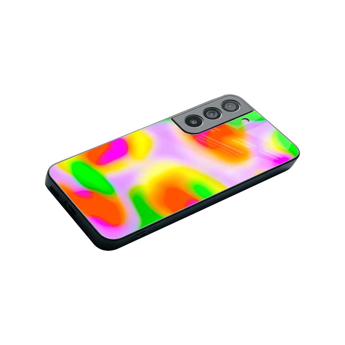 Bold Spectrum stylish phone case for samsung galaxy s22 | glossy glass and slim fit
