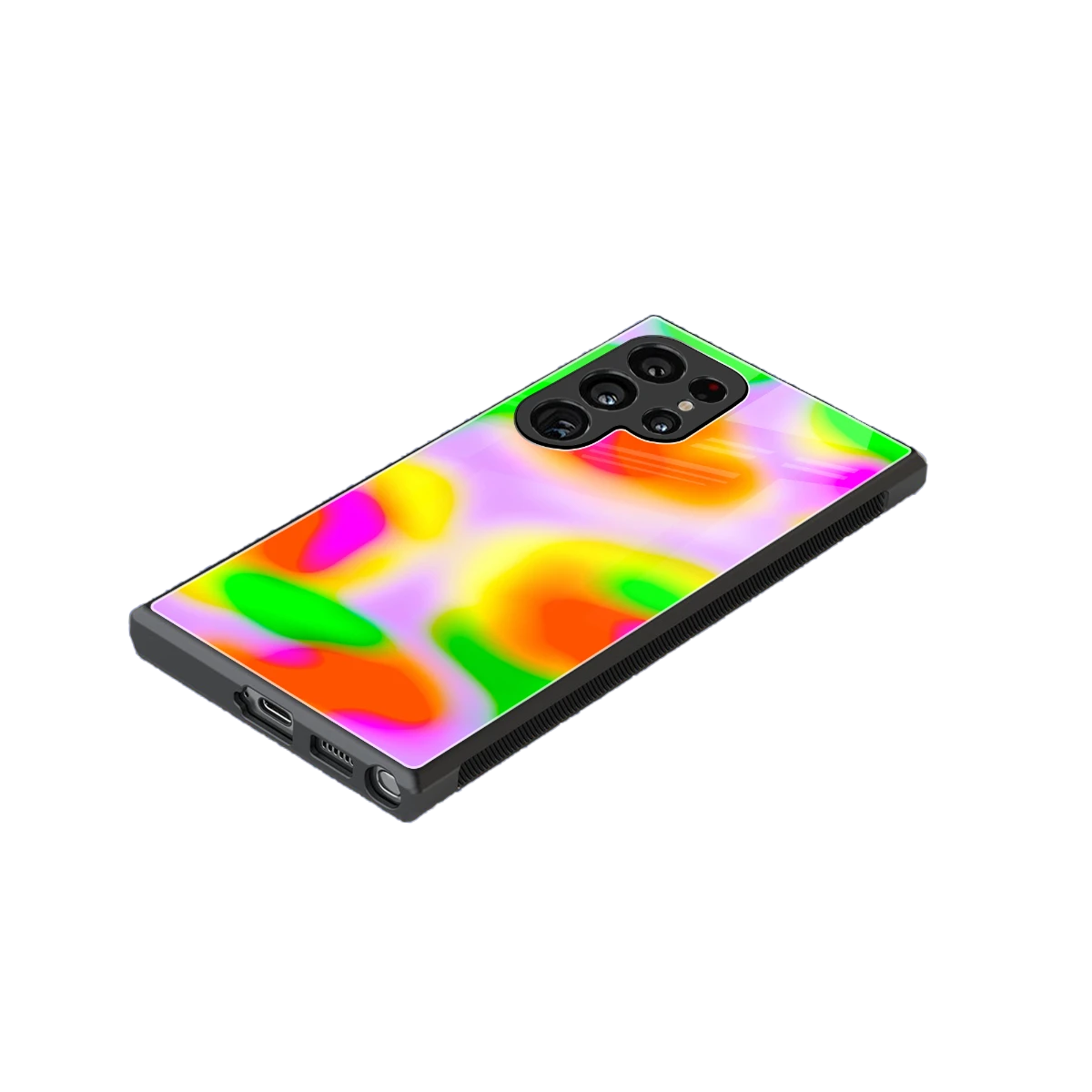 Bold Spectrum stylish phone case for samsung galaxy s24 ultra | glossy glass and slim fit