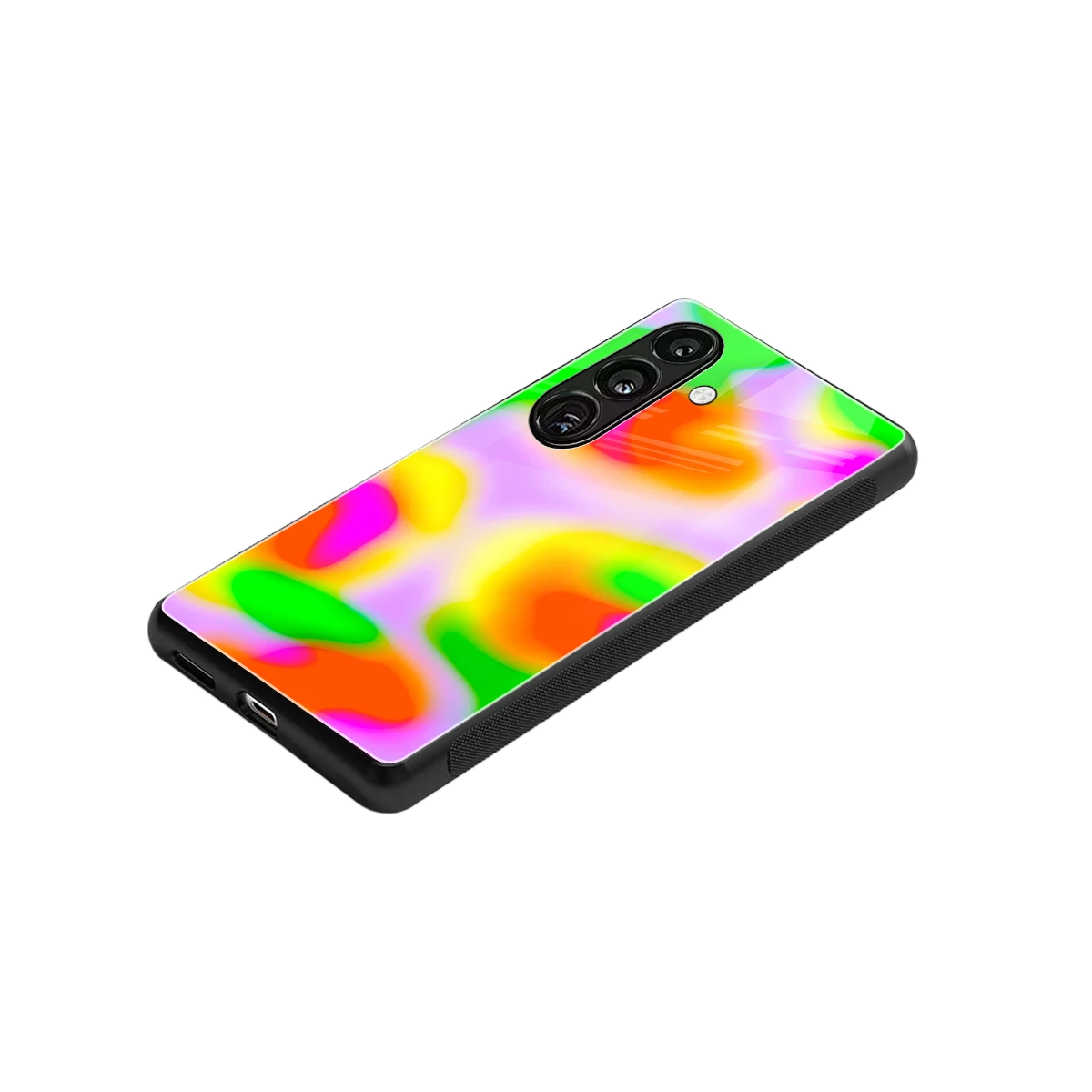 Bold Spectrum stylish phone case for samsung galaxy s23 fe | glossy glass and slim fit