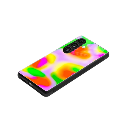 Bold Spectrum stylish phone case for samsung galaxy s24 | glossy glass and slim fit