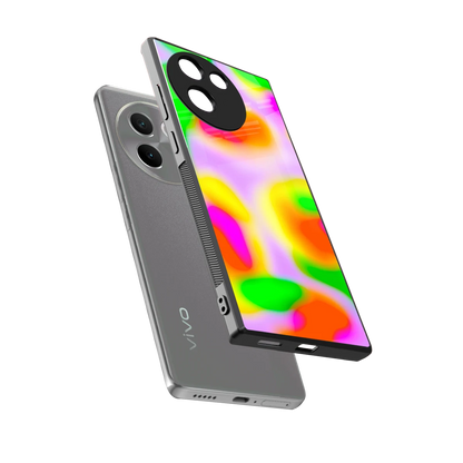 Bold Spectrum sleek vivo v30e cover with tempered glass back and TPU edges