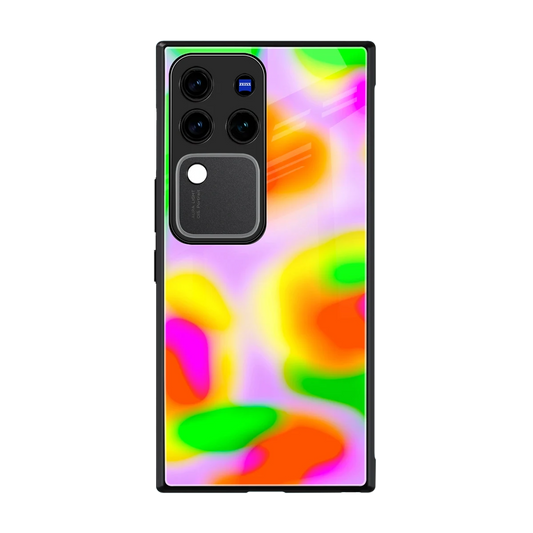 Bold Spectrum back phone cover | glass case forvivo v30 pro