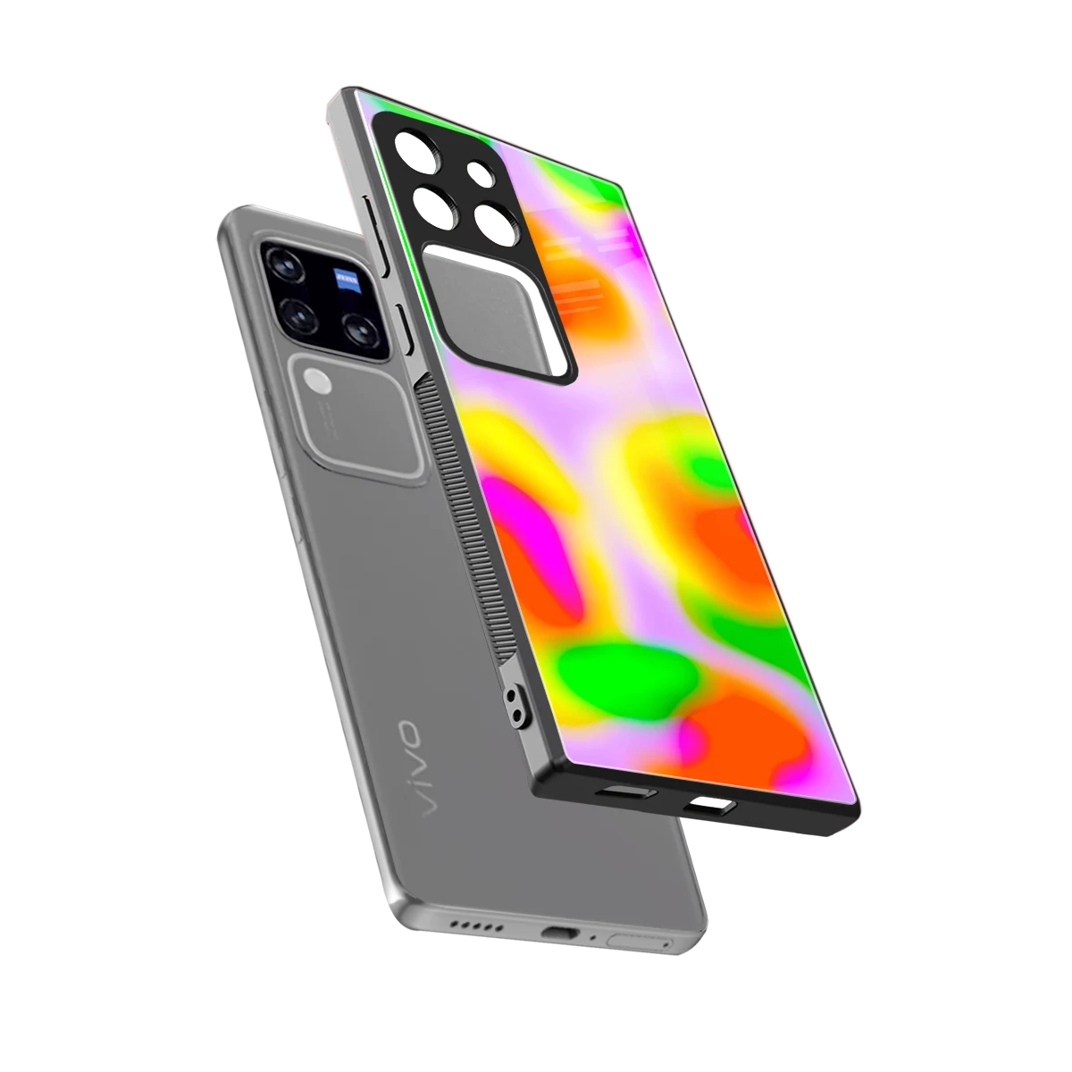 Bold Spectrum sleekvivo v30 pro cover with tempered glass back and TPU edges