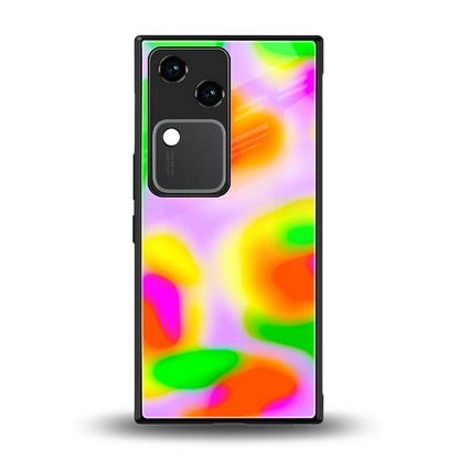 Bold Spectrum back phone cover | glass case for vivo v30