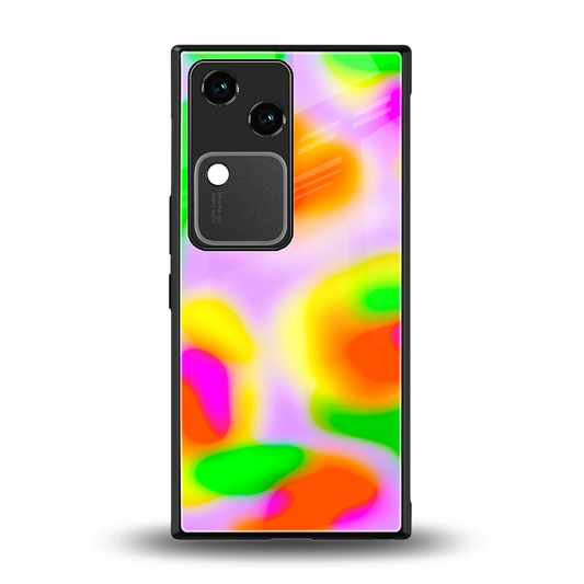 Bold Spectrum back phone cover | glass case for vivo v30