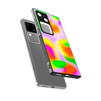 Bold Spectrum sleek vivo v30 cover with tempered glass back and TPU edges