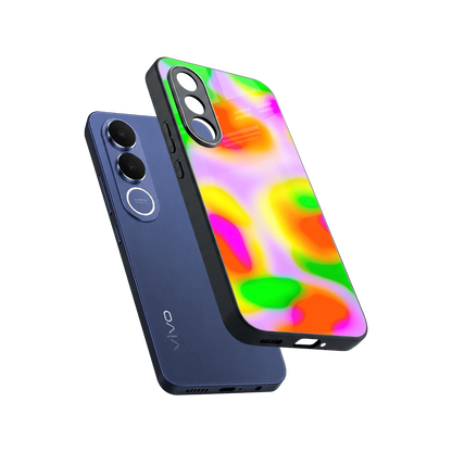 Bold Spectrum sleek vivo v70 fe cover with tempered glass back and TPU edges