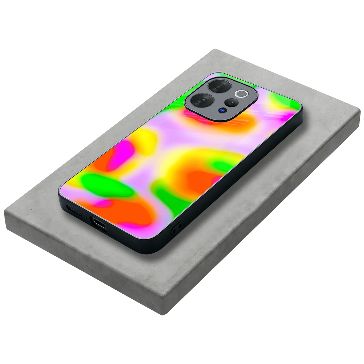 Bold Spectrum stylish phone case for vivo v70 | glossy glass and slim fit