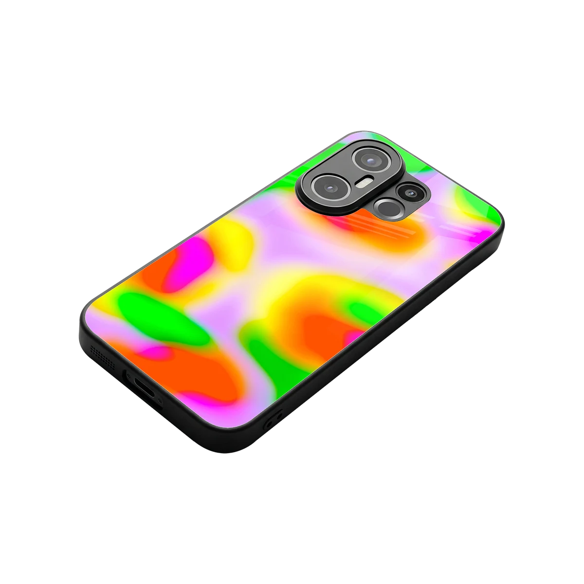 Bold Spectrum stylish phone case for vivo x200 fe | glossy glass and slim fit