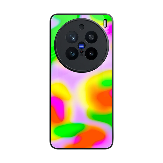 Bold Spectrum back phone cover | glass case for vivo x200 pro