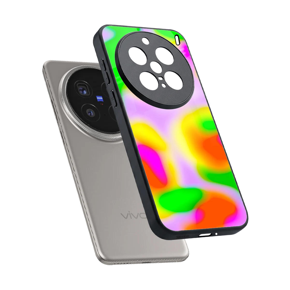 Bold Spectrum sleek vivo x200 pro cover with tempered glass back and TPU edges