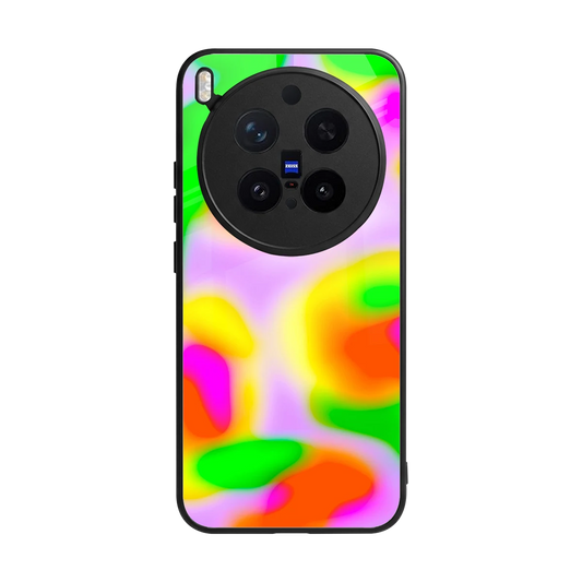 Bold Spectrum back phone cover | glass case for vivo x300 pro