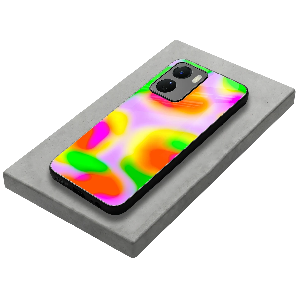 Bold Spectrum stylish phone case for vivo y16 | glossy glass and slim fit