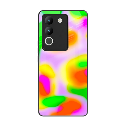 Bold Spectrum back phone cover | glass case for vivo y200 5g