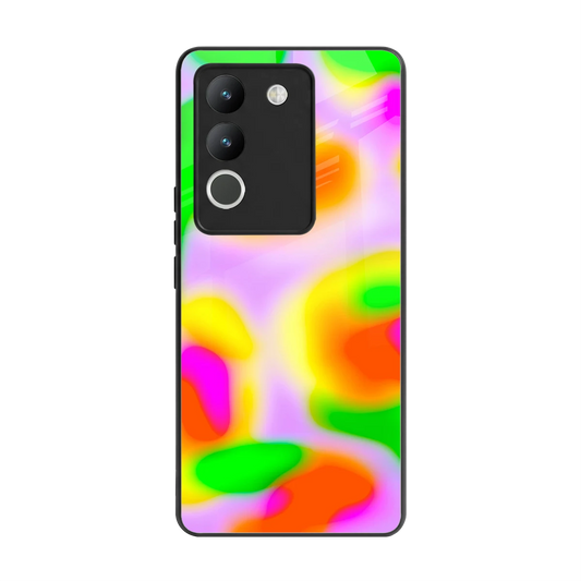 Bold Spectrum back phone cover | glass case for vivo y200 5g