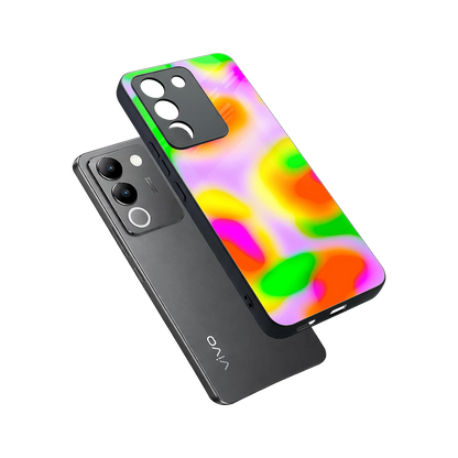 Bold Spectrum sleek vivo y200 5g cover with tempered glass back and TPU edges