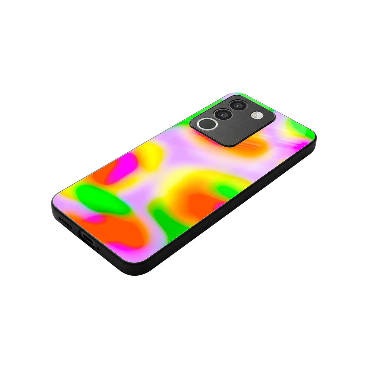Bold Spectrum stylish phone case for vivo y200 5g | glossy glass and slim fit