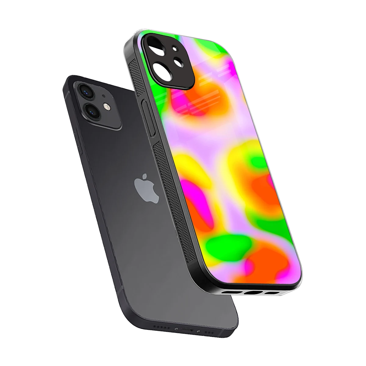 Bold Spectrum sleek iphone 12 cover with tempered glass back and TPU edges