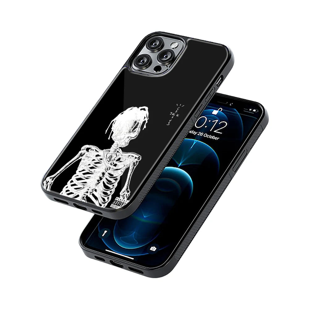 Protective Glass Back Phone Case Compatible with iPhone, Samsung, OnePlus, Pixel & More
